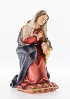 006 10151-51 Krippenfigur Holz Lepi Verkündigung Heilige Maria