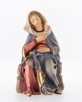 007 10151--52 Krippenfigur Holz Lepi Herbergsuche Heilige Maria
