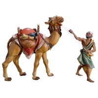 (0192) 700KAS Kamelgruppe stehend Krippenfigur Holz Perathoner