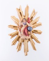 025 10600-109 Krippenfigur Holz Lepi Gloriole mit Gottvater