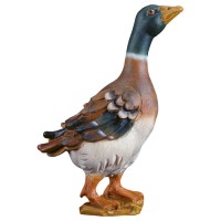 (0375) 700274 Ente stehend Krippenfigur Holz Perathoner