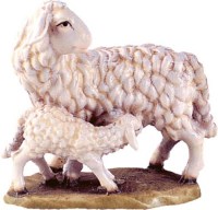 058 4048 Schaf mit Lamm