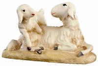 108 H-2035 Schaf liegend mit Lamm
