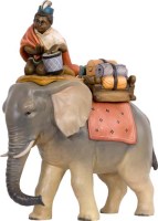 205 4183 Elefant mit Reiter und Gepäck