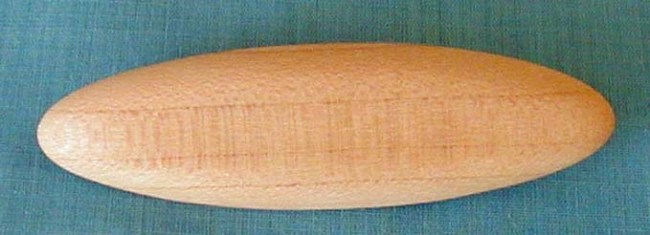 Brosche Ahorn Typ oval, Länge 70mm