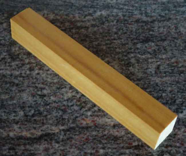 zitronenholz pen lackiert