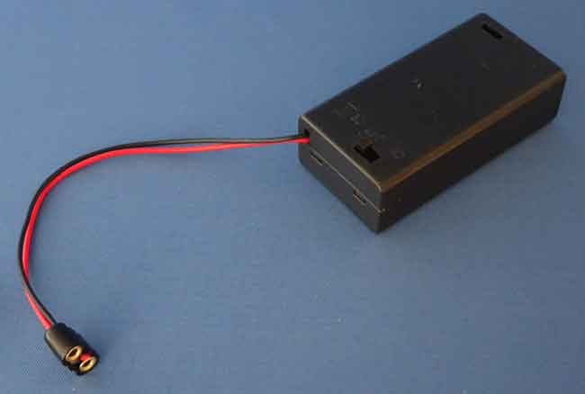 batteriebox mitschalter LED