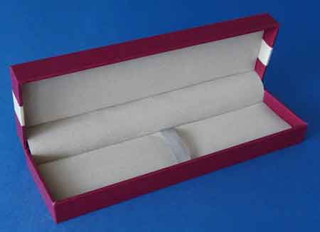 etui bordeuxhellesband offen