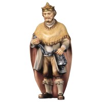 (0040) 780009 König stehend (Balthasar) Krippenfigur Holz