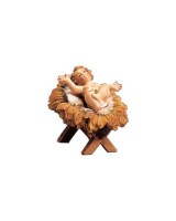 005 10100-01G Jesukind mit Wiege 2teilig