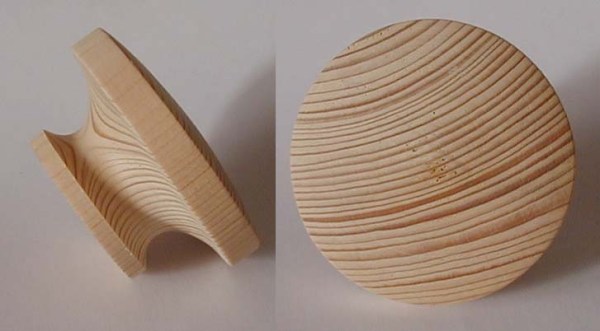 0085 Möbelknopf Tanne Durchmesser 70mm