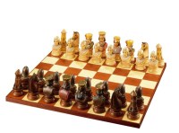 012 15505-00 Krieger Büsten Schachspiel