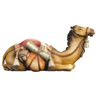 (0198) 700049 Kamel liegend Krippenfigur Holz Perathoner
