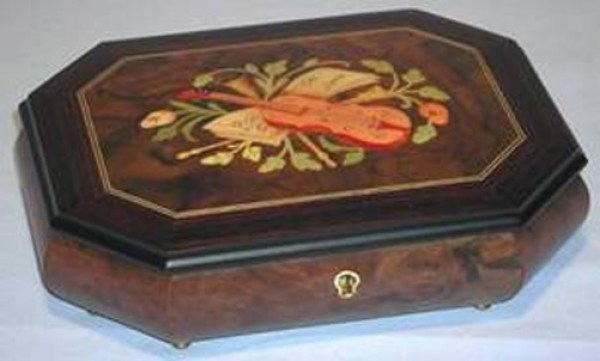 04622SG25 Nussbaum Palisander, abschliessbar, Musikwerkgr. 18 Tz