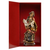 0630 230000B Heilige Cäcilie mit Orgel in Geschenkbox