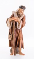 070 10601-12A Krippenfigur Holz Lepi Araber mit Stock