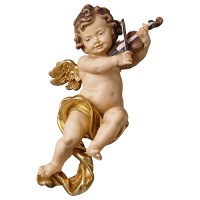 150004 Putto mit Geige Tuch goldfarben