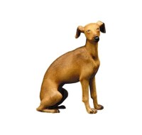 320 22056-A sitzender Windhund