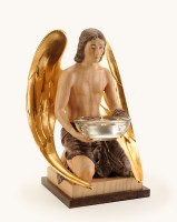 0001 10331-- Engel der Ruhe mit Teelicht, Höhe 21,5cm