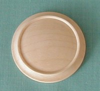 Brosche Ahorn mit Zierrand,  Durchmesser 45mm
