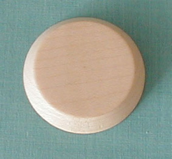 Brosche Ahorn mit Schrägrand, Durchmesser 40mm