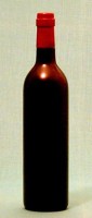 009 150-30 Pfeffermühle Flasche 0.75 Liter schwarz, Höhe 30 cm