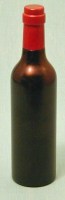 007 150-24 Pfeffermühle Flasche klein, schwarz, Höhe 24 cm