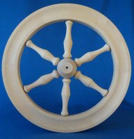 holzrad-spinnradklein-ziergegenstand