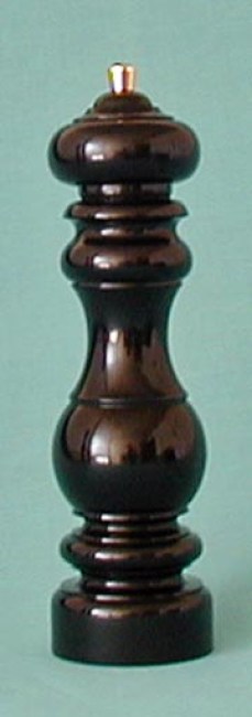 034 102-23S Pfeffermühle Rustikal schwarz gespritzt, 24 cm